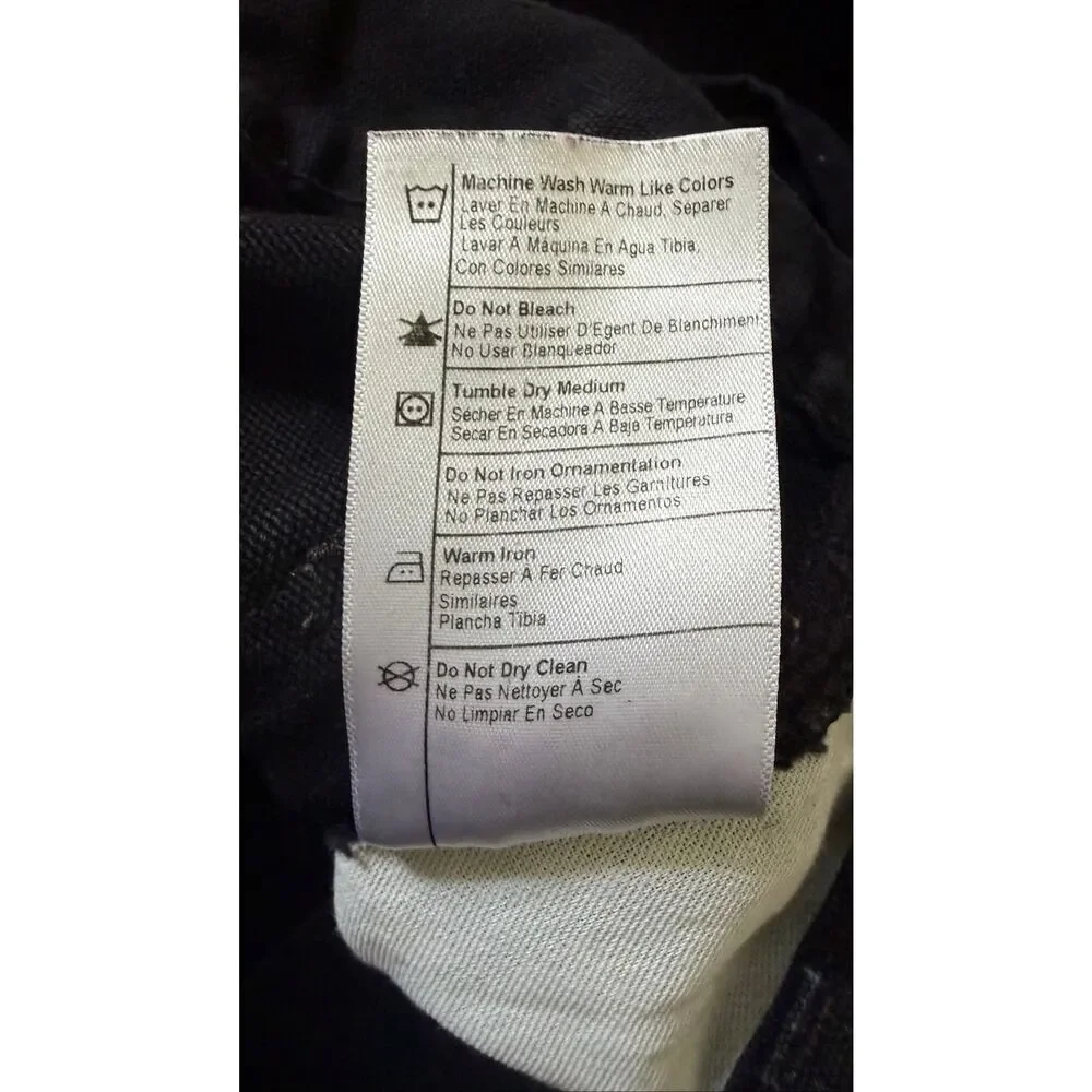 Carhartt Canvas Work Pants Black 36x30 Loose Fit Carpenter